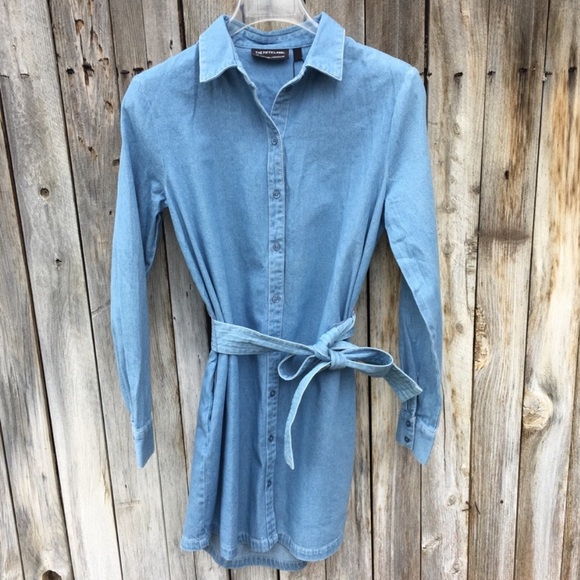 NWT The Fifth Label Shirt Dress Cotton Blue S - Picture 14 of 14